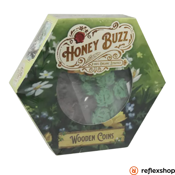 Honey Buzz Wooden Coins, társasjáték kiegészítő