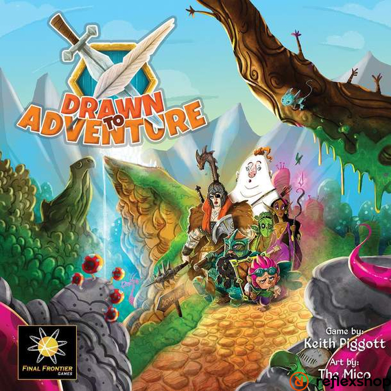 Drawn To Adventure társasjáték, angol nyelvű
