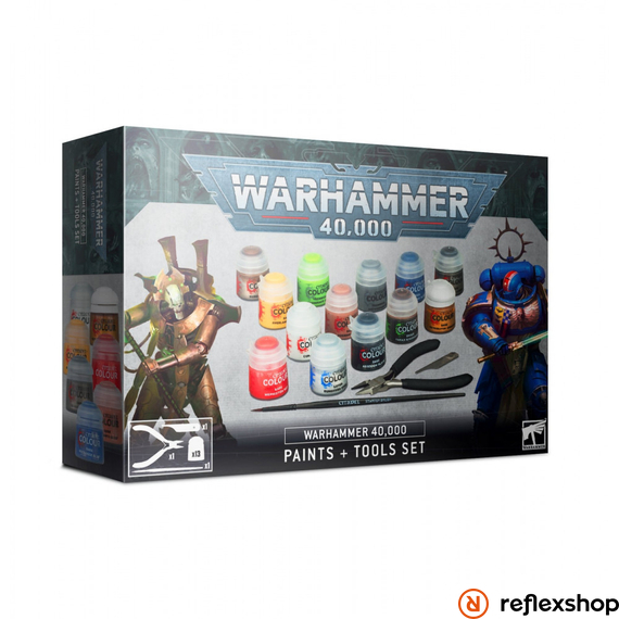 Warhammer 40000 paints and tools
