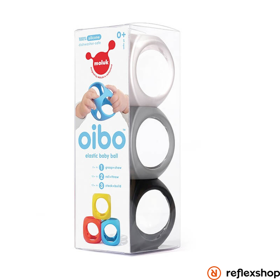 Oibo fejlesztő játék, 3db-os szett, monokróm