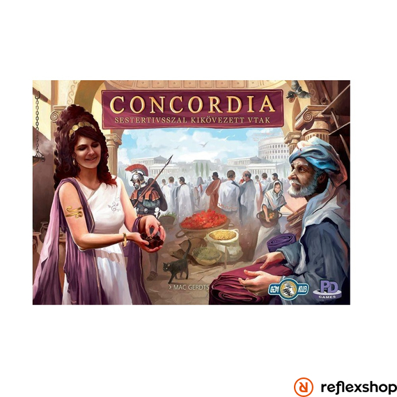 Concordia - Sestertiusszal kikövezett utak társasjáték