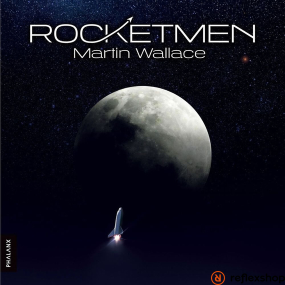 Rocketmen angol nyelvű társasjáték dobozborító