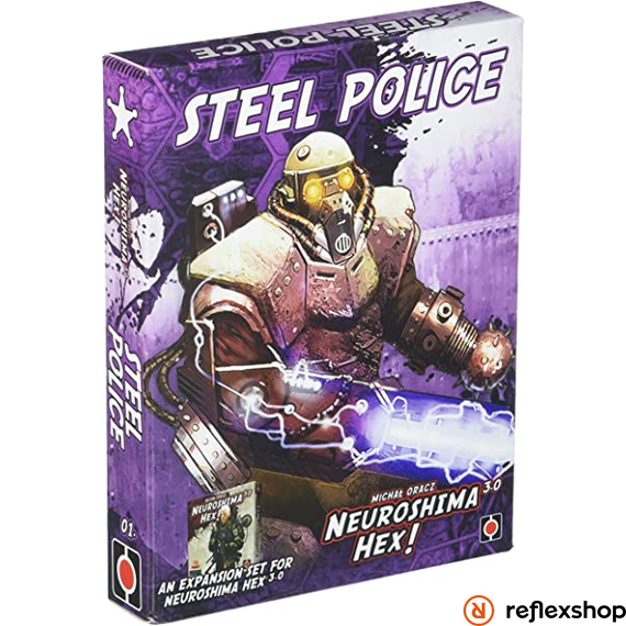 Neuroshima HEX 3.0 - Steel Police kiegészítő, angol
