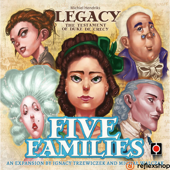 Legacy Five Families angol nyelvű kiegészítő