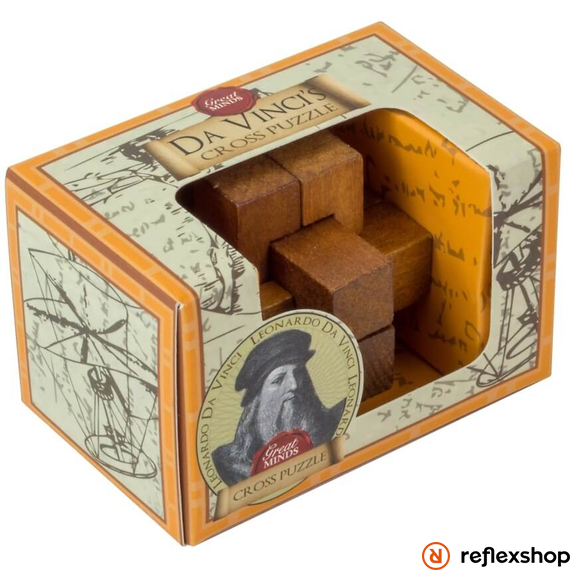 Nagy Elmék - Da Vinci Kereszt mini Professor Puzzle ördöglakat