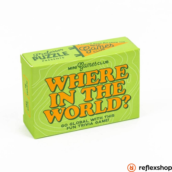 PP Matchbox angol nyelvű kártyajáték -Where in the world borító