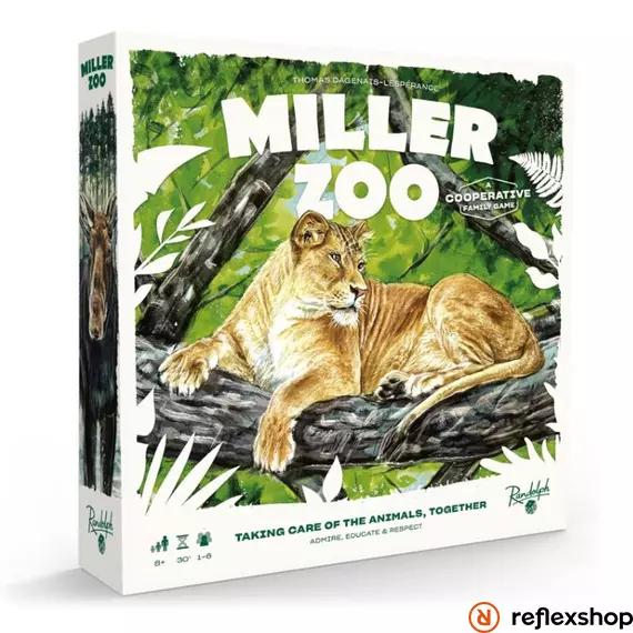 Miller Zoo társasjáték, angol nyelvű