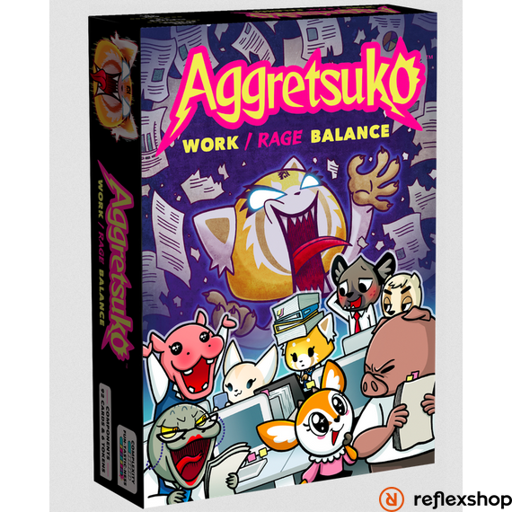 Aggretsuko Work/Rage Balance angol nyelvű kártyajáték