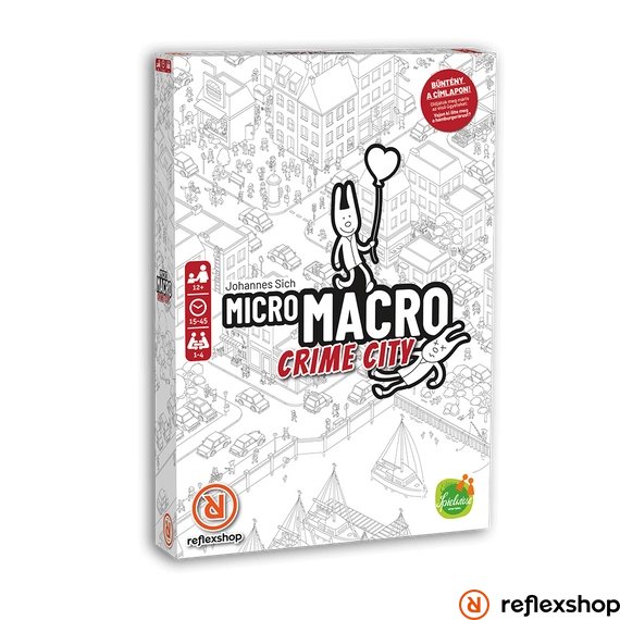 MicroMacro Crime City társasjáték dobozborító