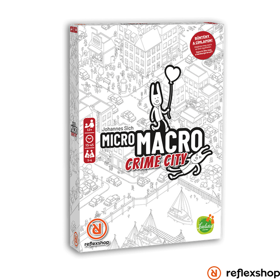 MicroMacro Crime City társasjáték dobozborító