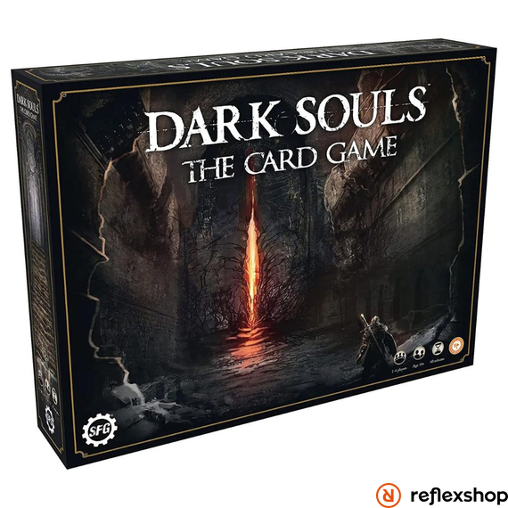 Dark Souls: The Card Game angol nyelvű társasjáték dobozborító