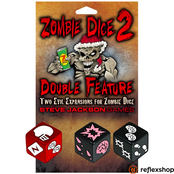 Zombie Dice 2 Double Feature angol nyelvű társasjáték