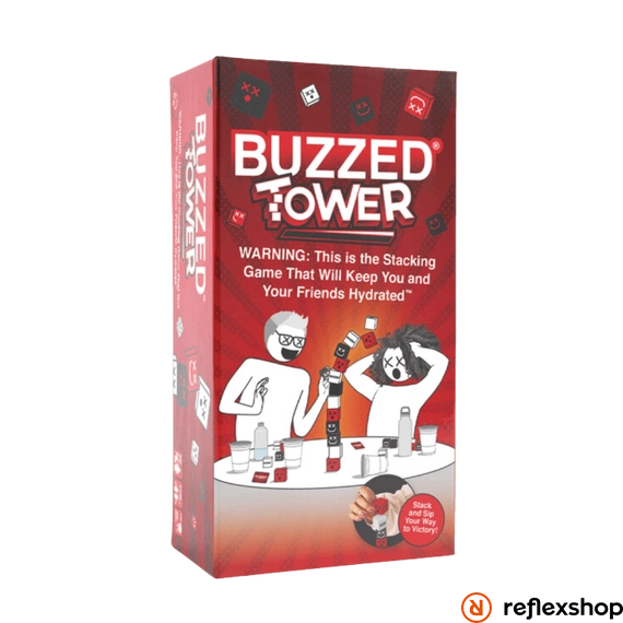 Buzzed Tower társasjáték, angol nyelvű
