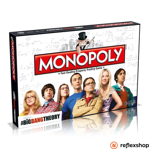 Monopoly - The Big Bang Theory társasjáték, angol nyelvű