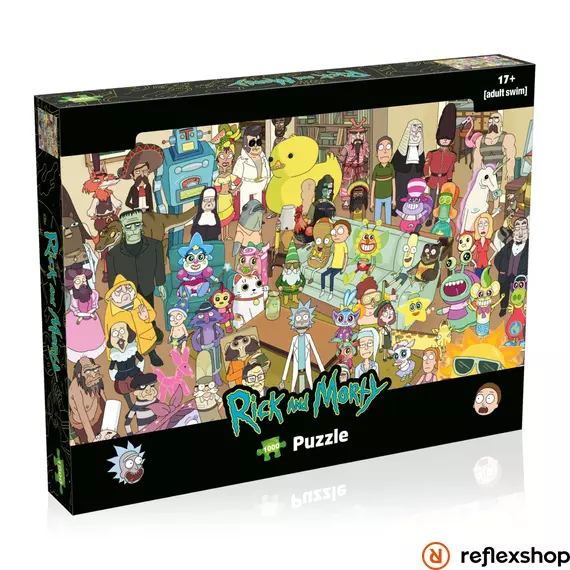 Rick and Morty 1000 db puzzle