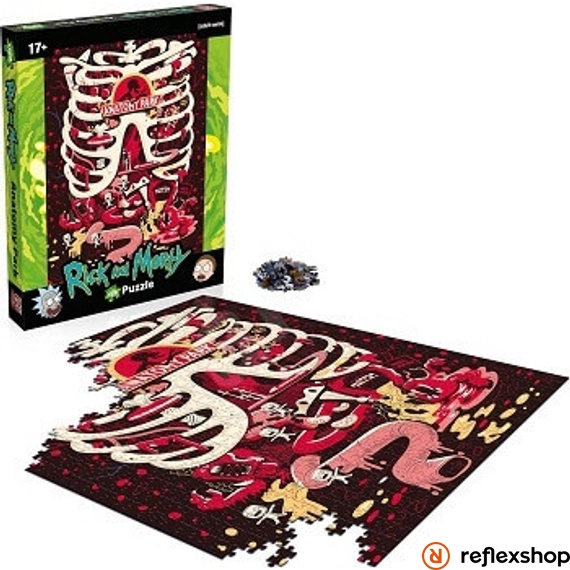 Rick and Morty Anatomy Park 1000 db puzzle