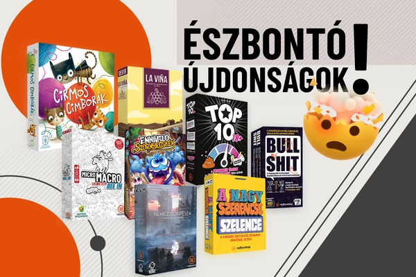 Észbontó újdonságok! Ismerd meg érkező társasjátékaink