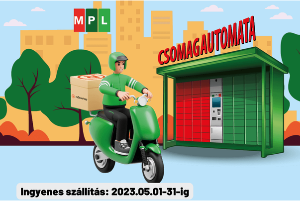 Ingyenes szállítás MPL csomagautomatába 16.000 Ft felett