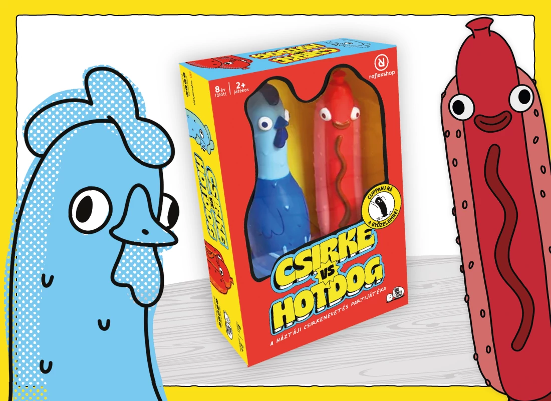 Csirke vs Hotdog társasjáték