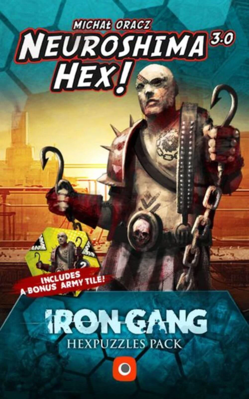 sticky Neuroshima Hex 3.0 – Iron Gang Hexpuzzles pack kiegészítő, angol nyelvű