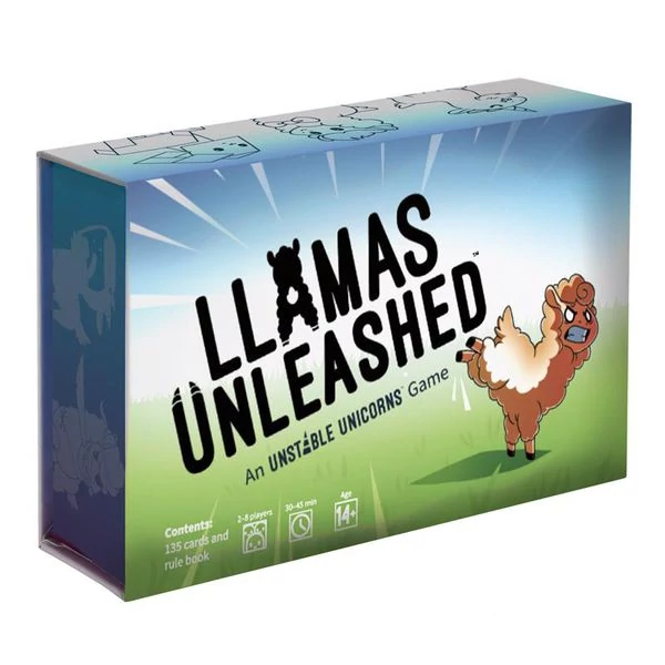sticky Llamas Unleashed társasjáték, angol nyelvű