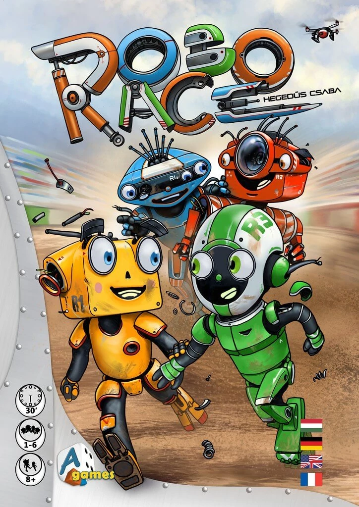 sticky Robo Race társasjáték