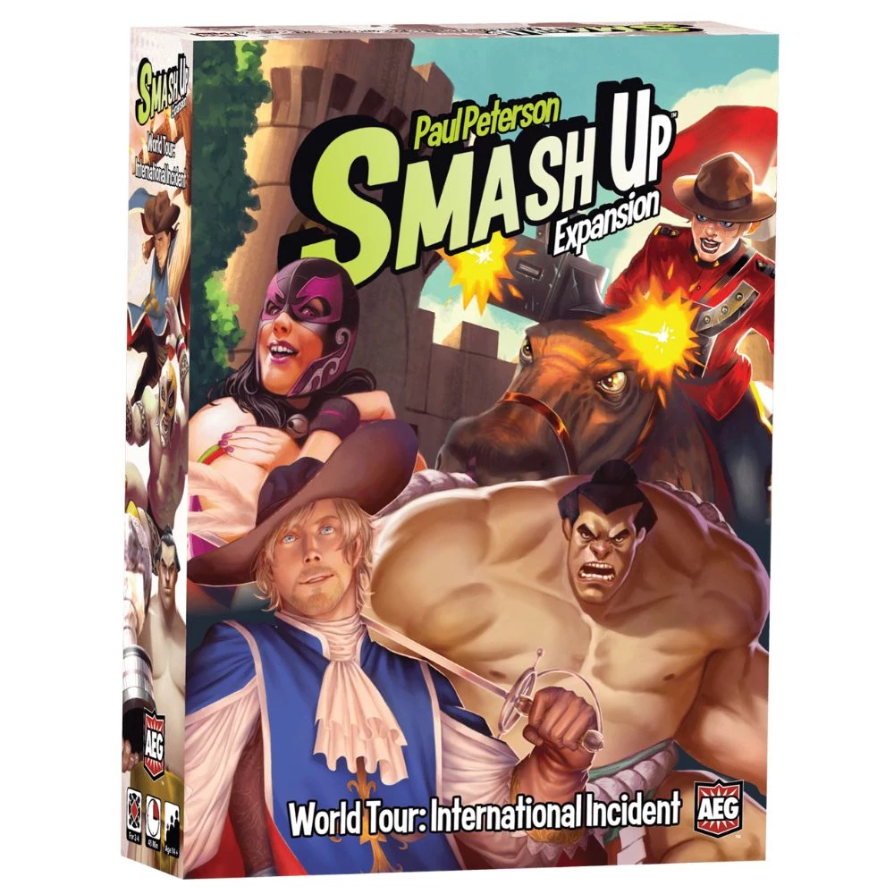 sticky Smash Up: World Tour - International Incide társasjáték, angol nyelvű