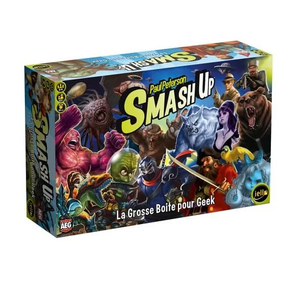 sticky Smash up: The Big Geeky box társasjáték