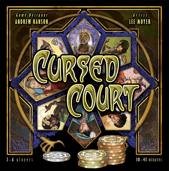 sticky Cursed Court társasjáték, angol nyelvű