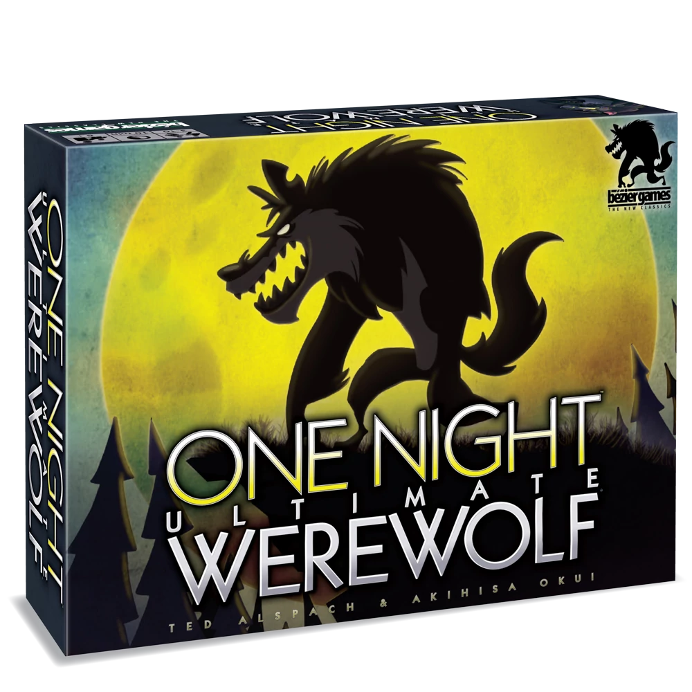 sticky One Night Ultimate Werewolf társasjáték, angol nyelvű