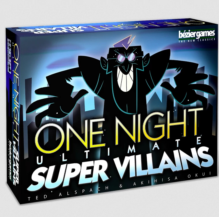 sticky One Night Ultimate: Super Villains társasjáték, angol nyelvű