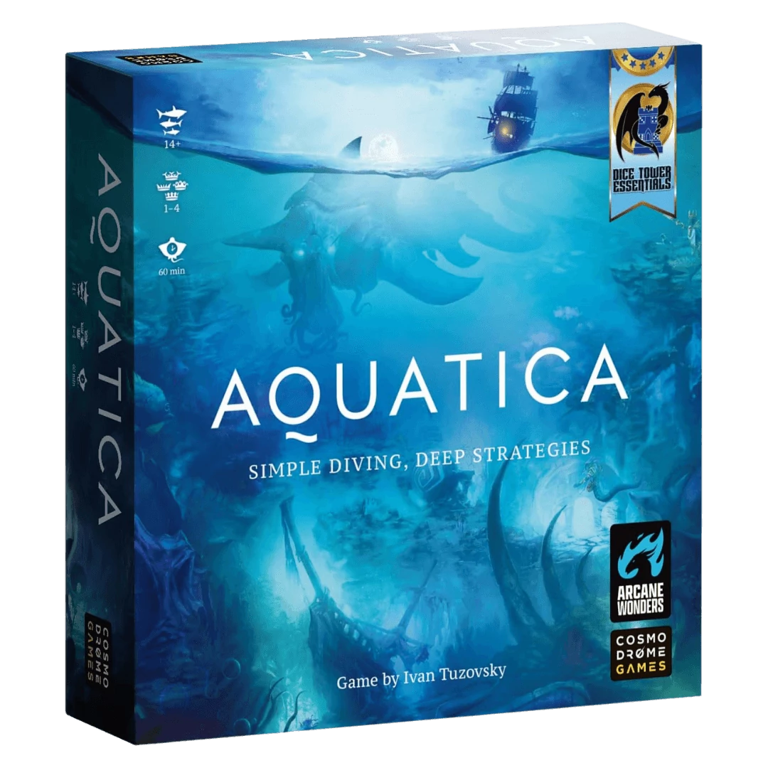 sticky Aquatica társasjáték, angol nyelvű