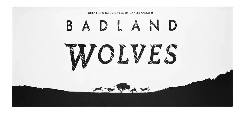 sticky Badland Wolves társasjáték, angol nyelvű