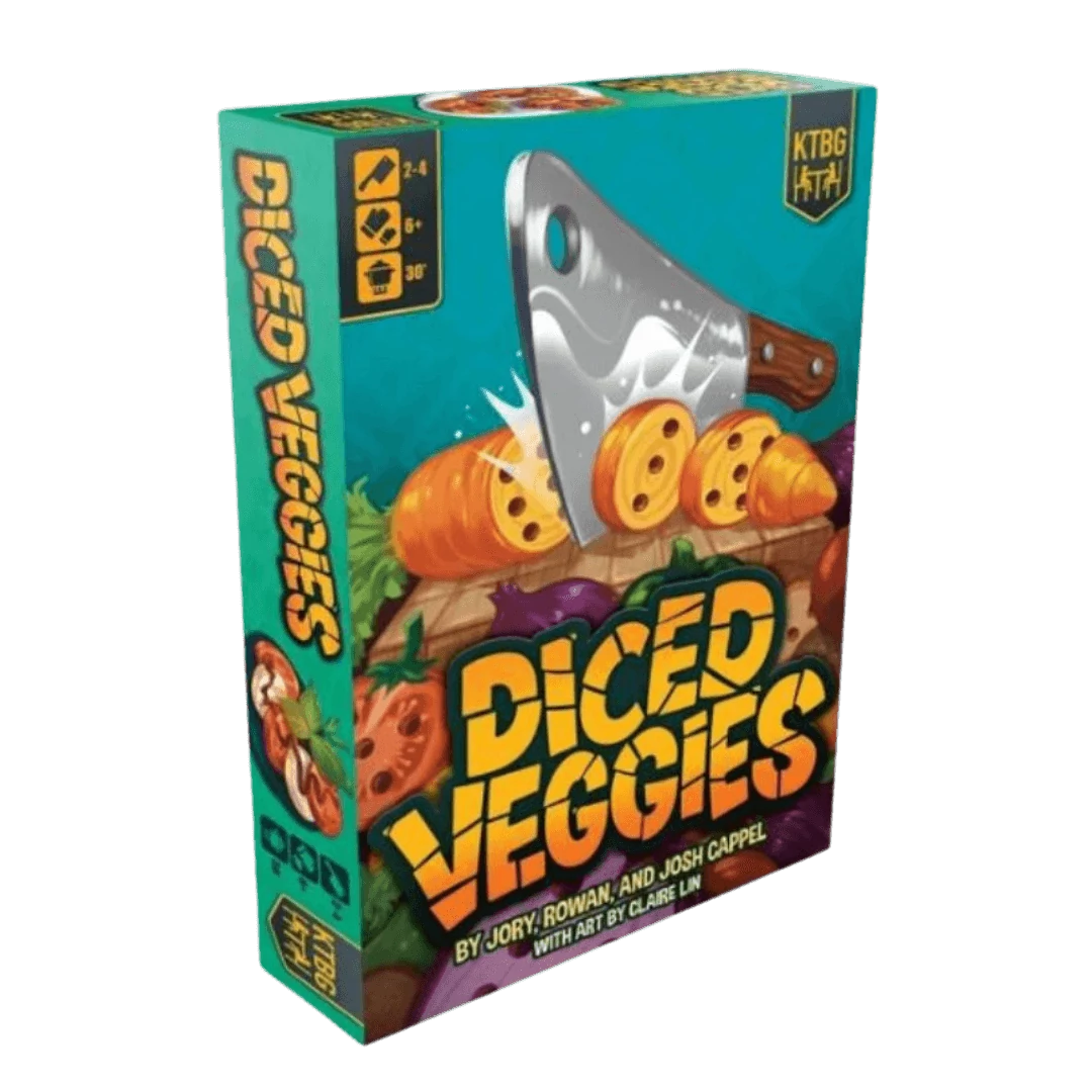 sticky Diced Veggies társasjáték, angol nyelvű