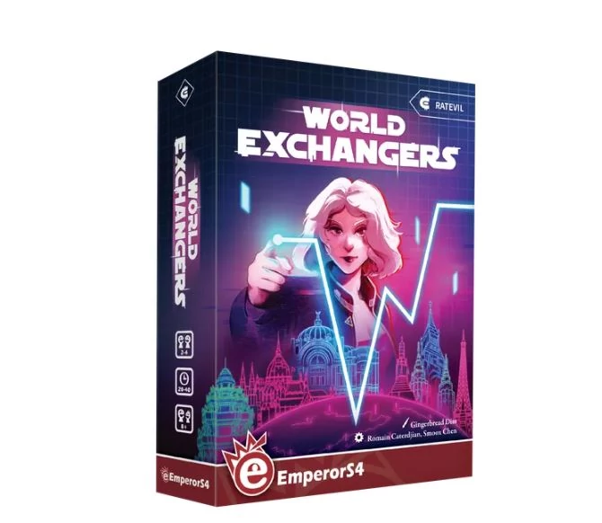 sticky World Exchangers társasjáték, angol nyelvű