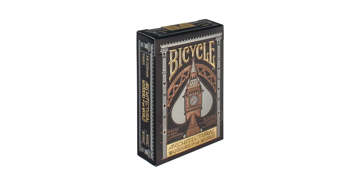 sticky Bicycle Black and Gold Architectural - Bicycle premium kártya