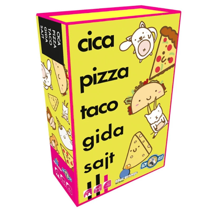sticky Cica, pizza, taco, gida, sajt társasjáték