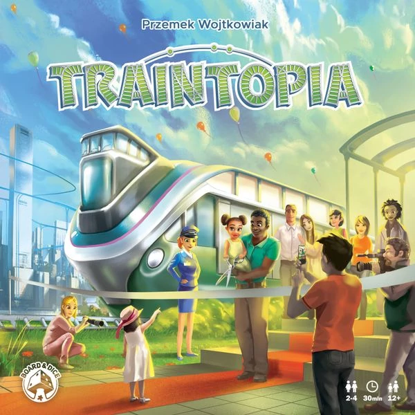 sticky Traintopia, társasjáték, angol nyelvű