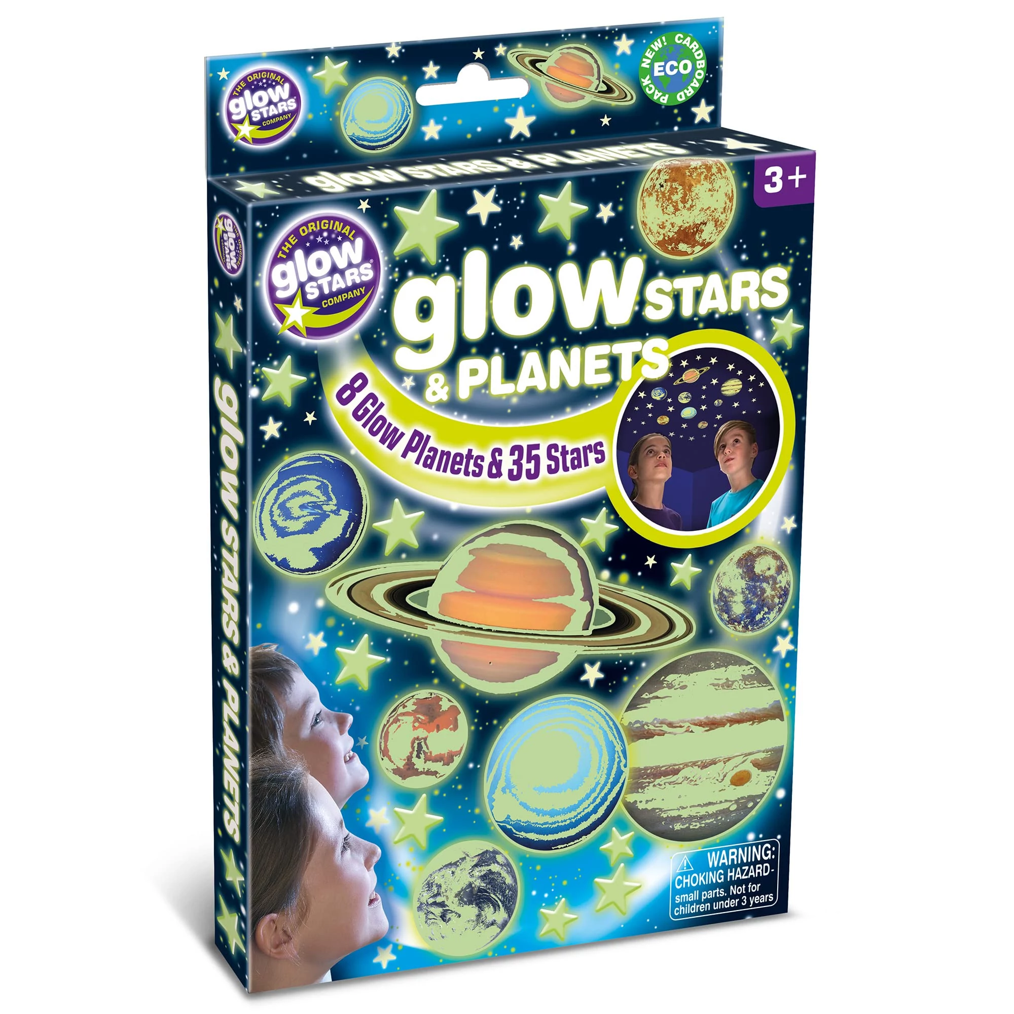 sticky Glow Csillagok és Bolygók foszforeszkáló szett