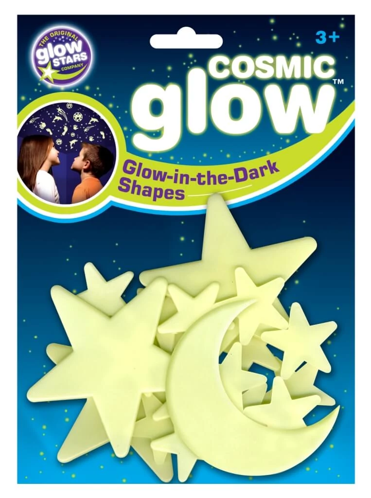 sticky Cosmic Glow Hold és csillagok, foszforeszkáló matricaszett