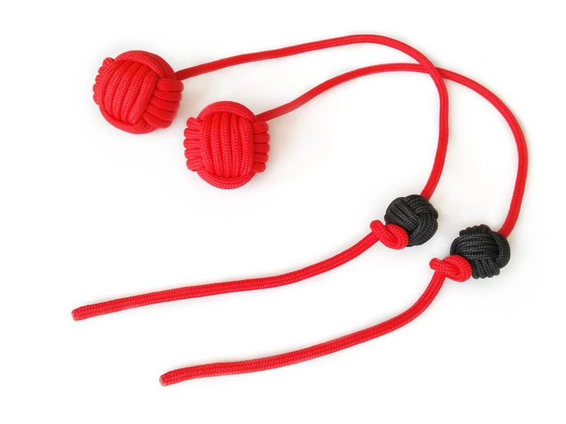 sticky Bravo Monkeyfist Contact Poi – piros