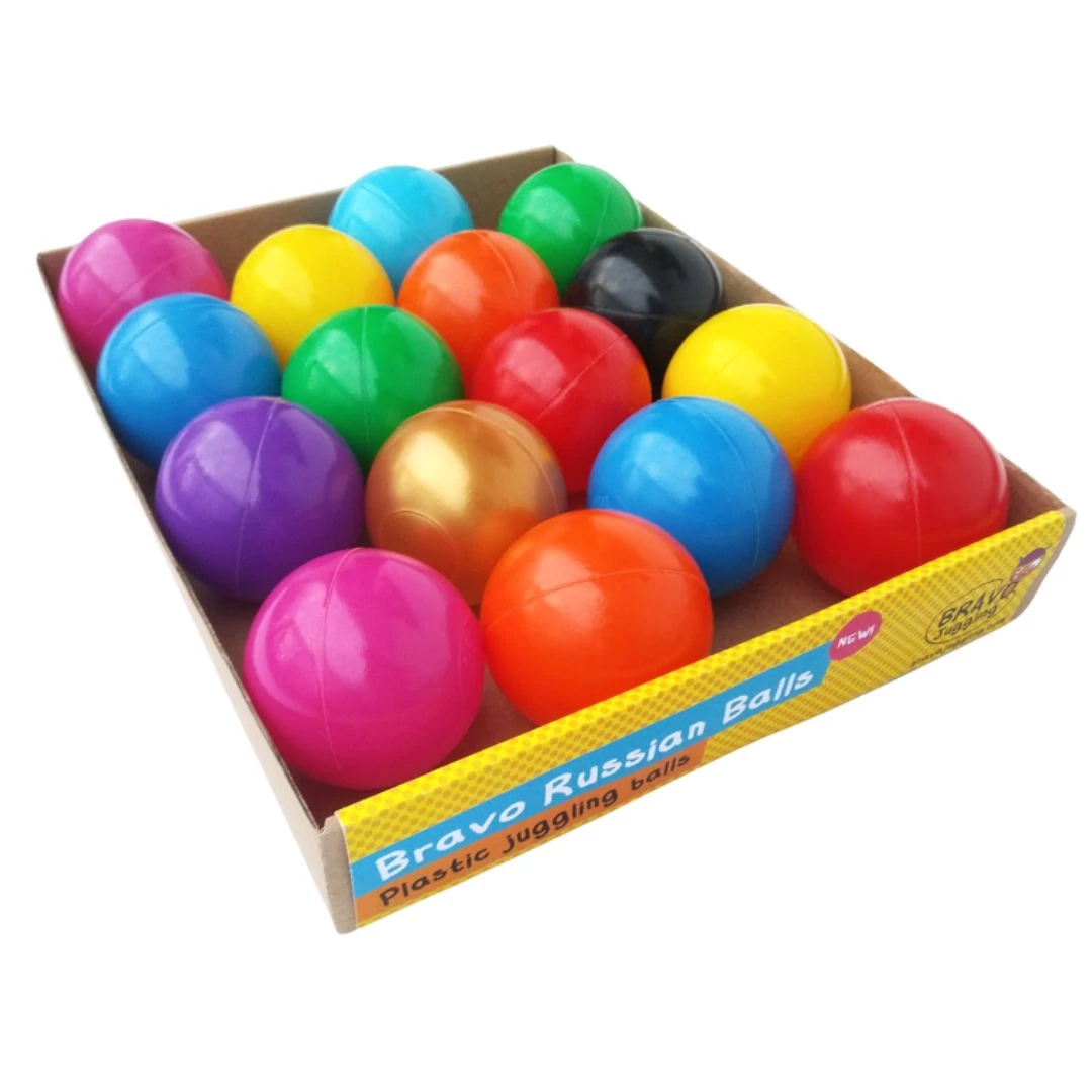 sticky Bravo RussianBall zsonglőrlabda (75mm/100g) – sárga