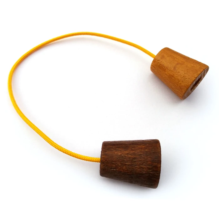 sticky Bravo FingerPoi Begleri zsonglőrtermék – Wooden cone day & night