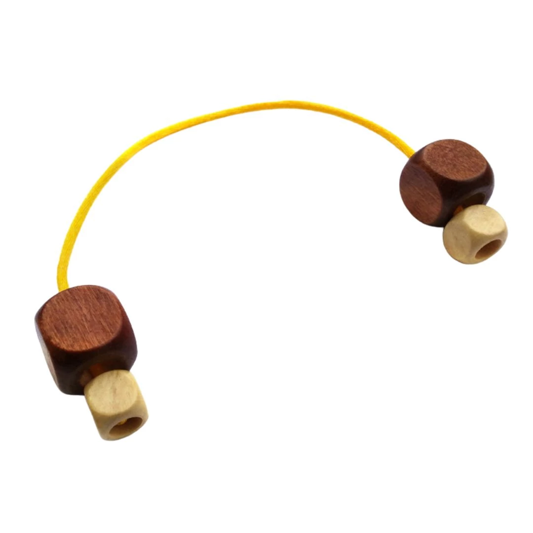 sticky Bravo FingerPoi Begleri zsonglőrtermék – Wooden double day & night