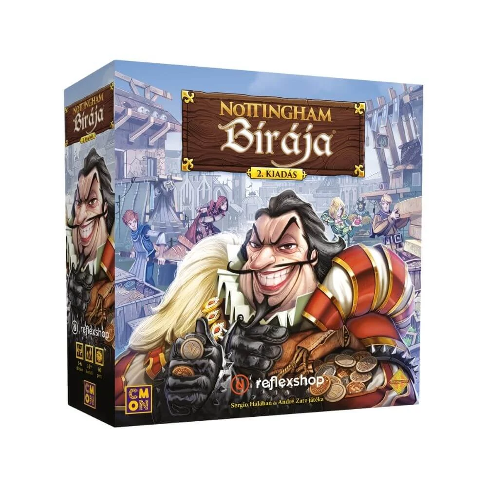 sticky Nottingham bírája (2. kiadás) társasjáték