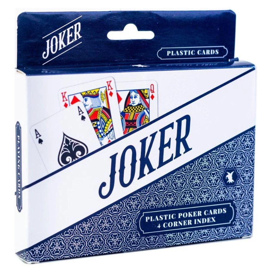 sticky Joker dupla 100% plasztik póker kártya 4 indexes