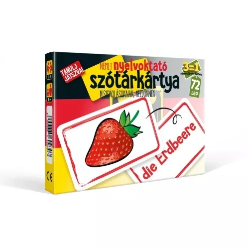 sticky Szótárkártya NÉMET kezdőknek, 3 játék 1 csomagban