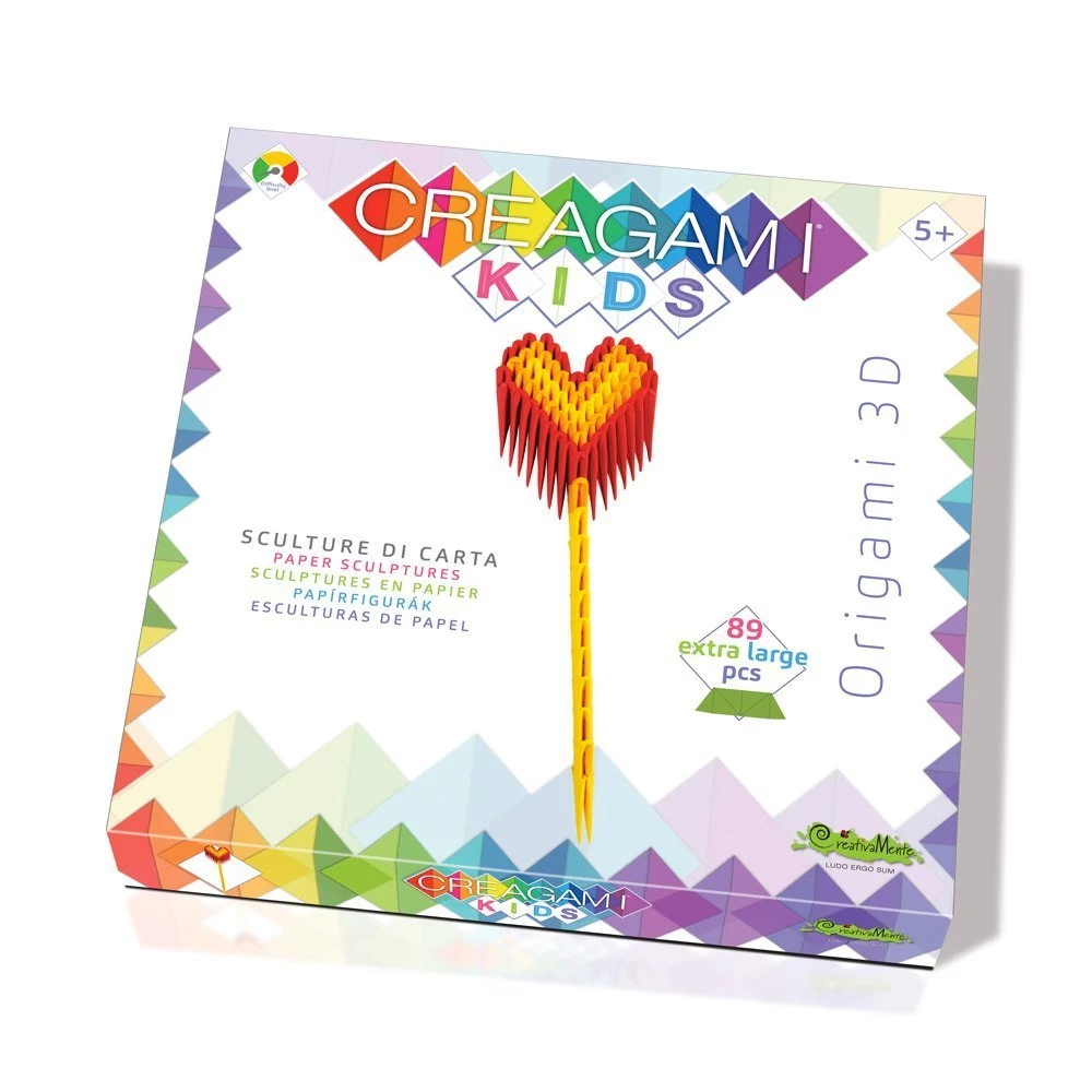 sticky Creagami Kids-3D origami készlet, Szív