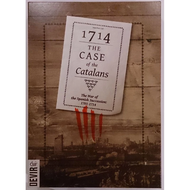 sticky 1714: The Case of the Catalans társasjáték, angol nyelvű