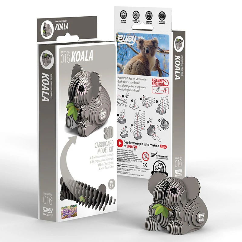 sticky EUGY Koala 3D puzzle